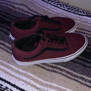 Vans Maroon Shoes
